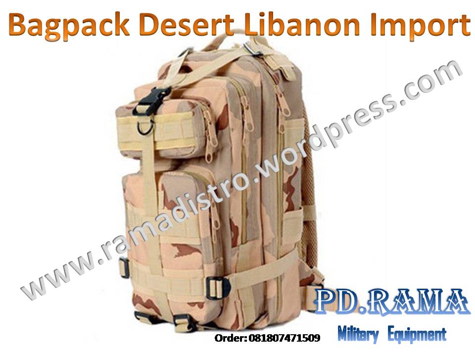 Grosir Bagpack army Dan Menjual Tas Import Army Libanon Loreng Digital ...